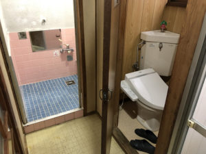 お風呂・脱衣室・トイレ解体前