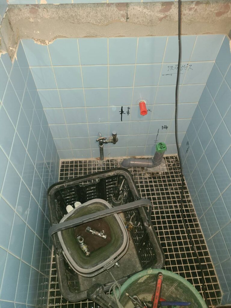 洗面台の給排水