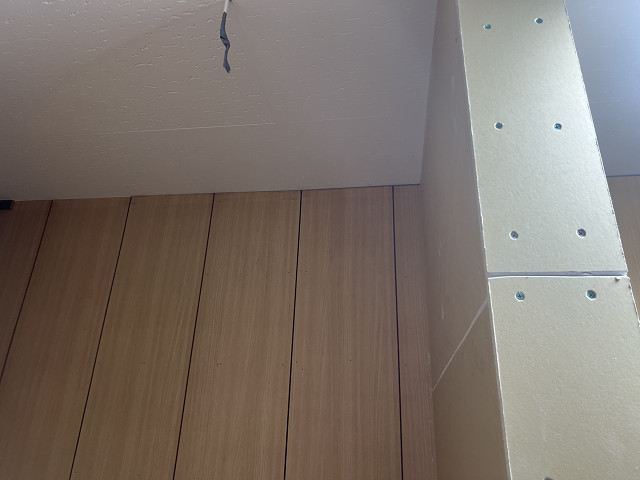 2階の壁天井復旧作業