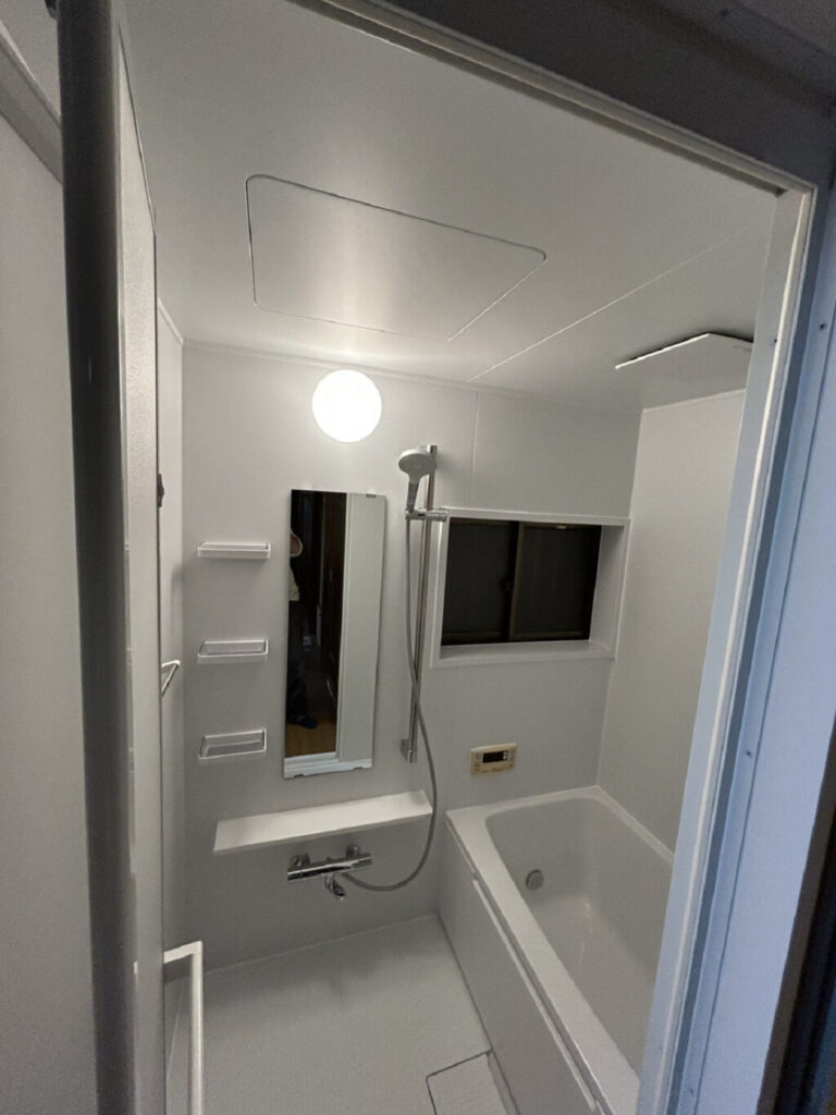 ユニットバス完成