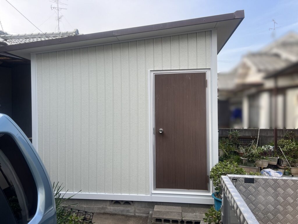 外壁工事が完了