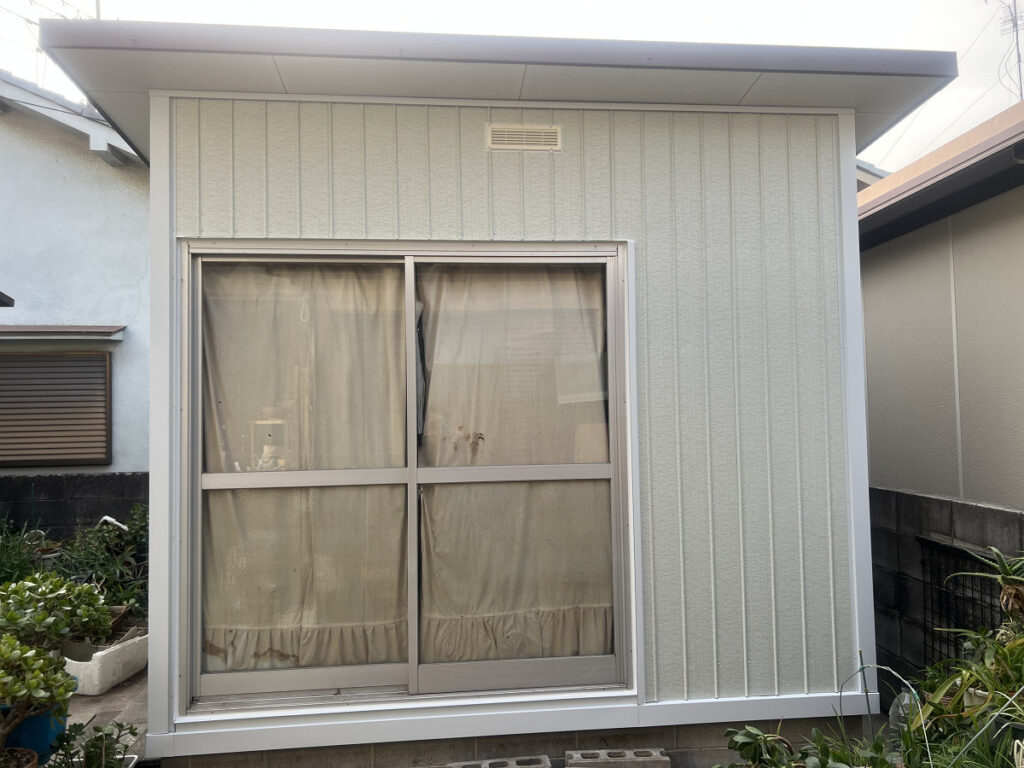 外壁工事が完了