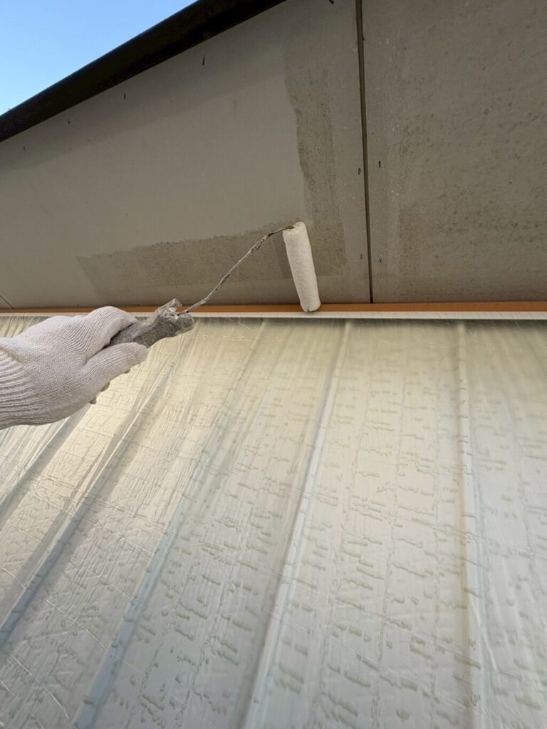 軒の天井シーラー