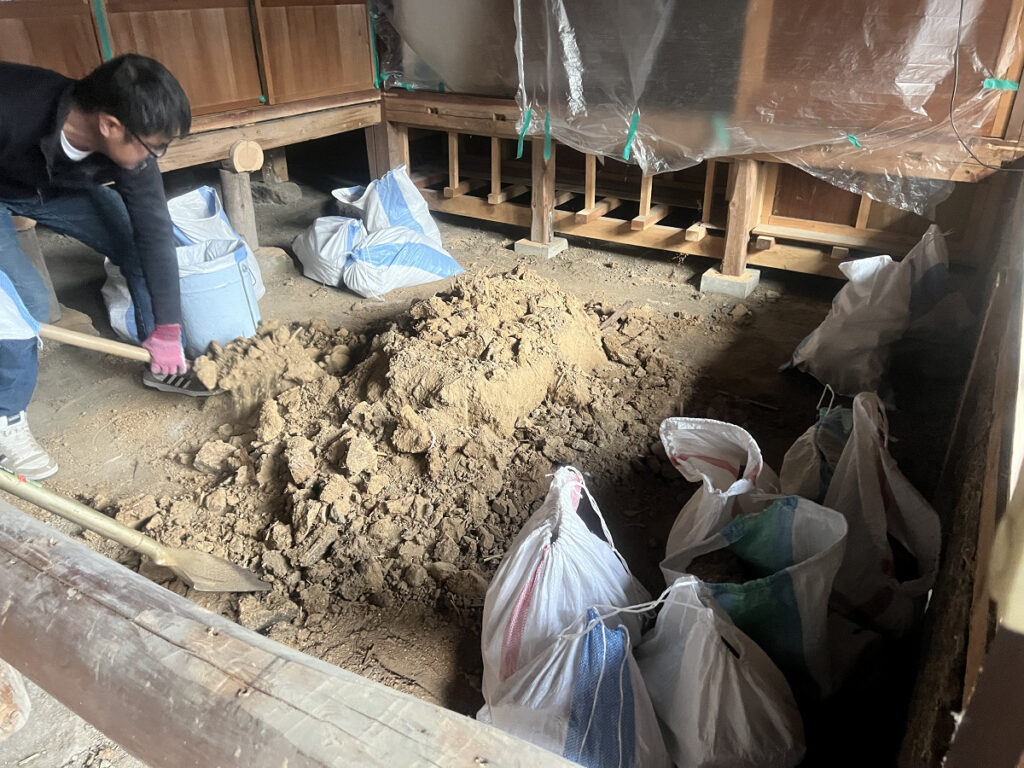 掘りごたつの囲い