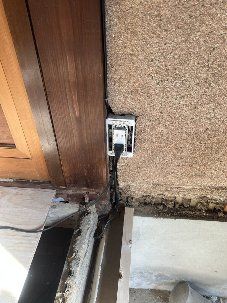 電気の仕込み工事