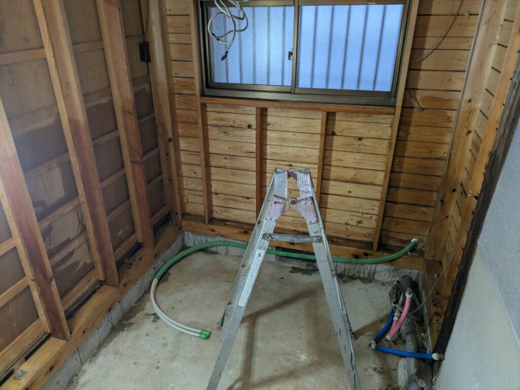 配管の仕込みが完了