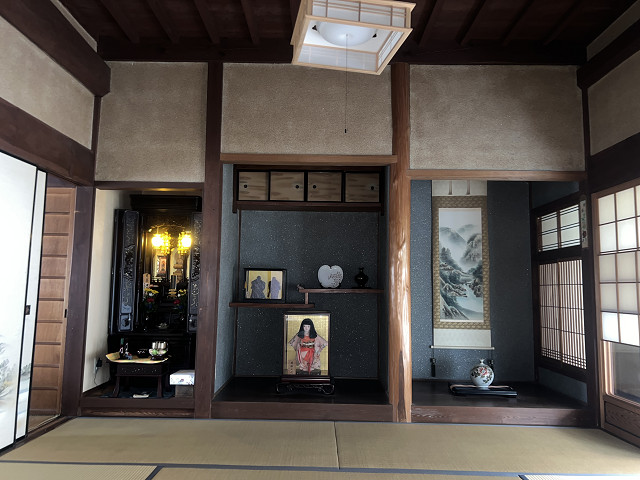 既存の壁、聚楽の様子