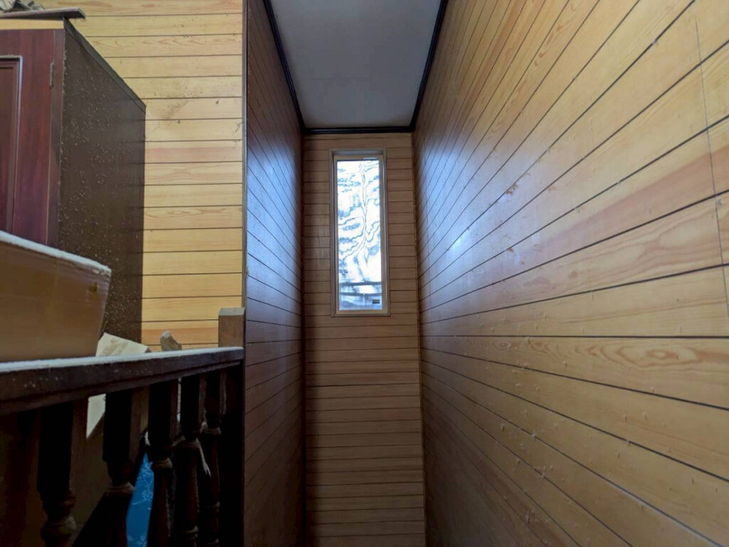 プリント合板貼り完了