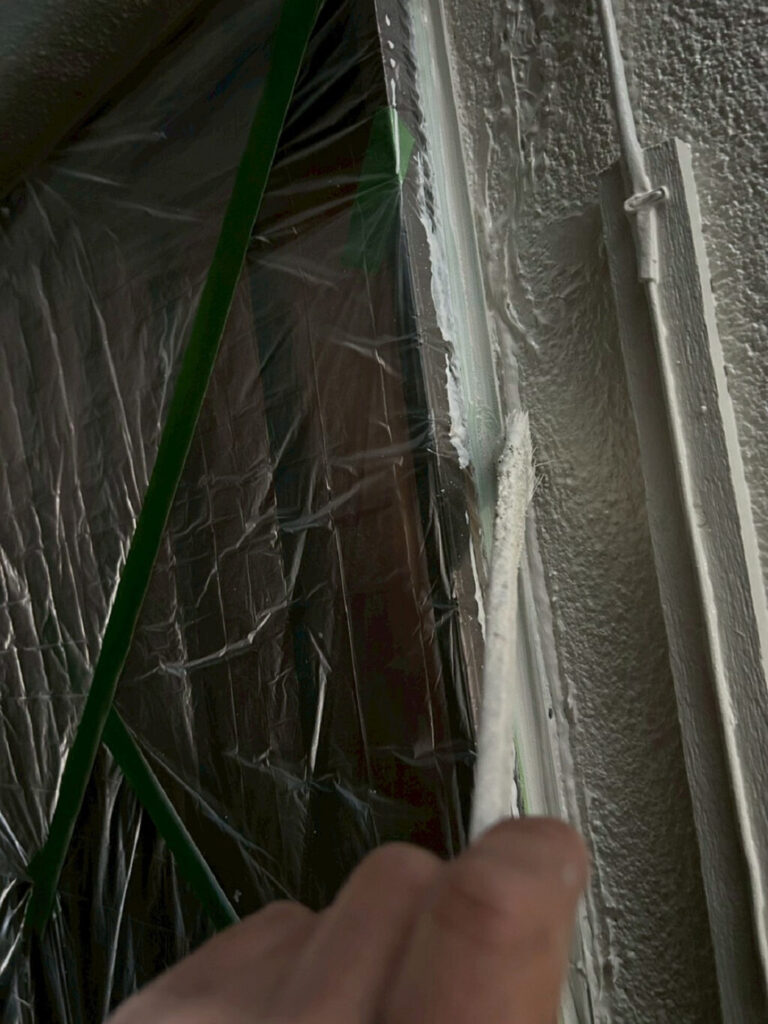 外壁塗装(中塗り)